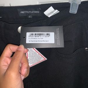 Distressed mom jeans